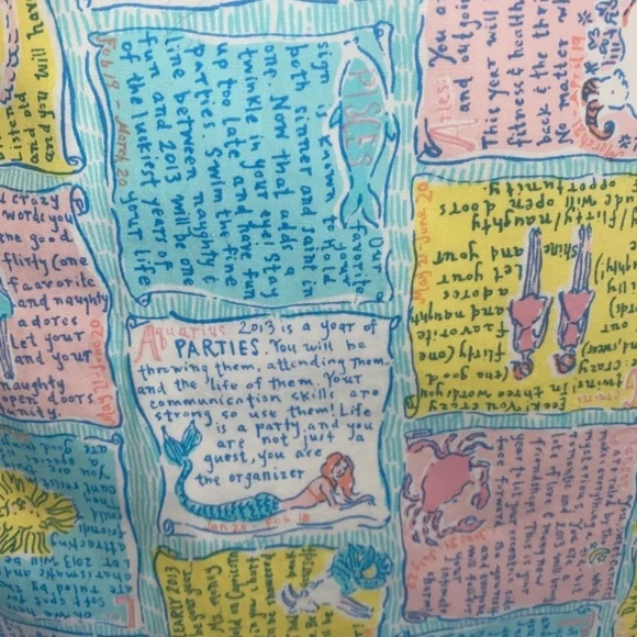 Lilly Pulitzer Written In The Stars.Patchwork Mini Skirt - Picture 3 of 6